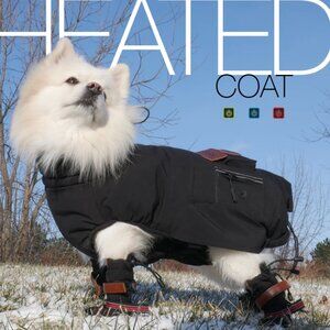 Dogora Heated Convertible Dog Jacket (Small)